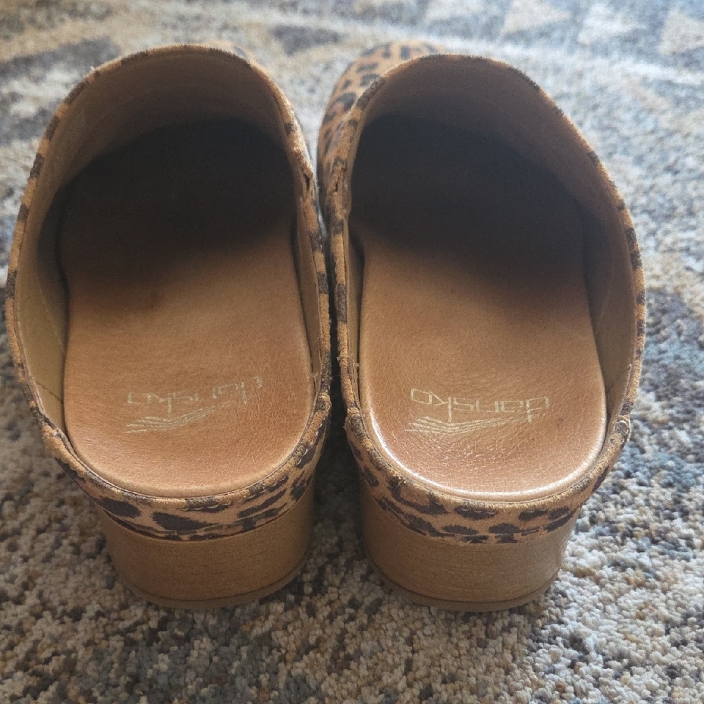 Dansko Leopard Clogs - image 7